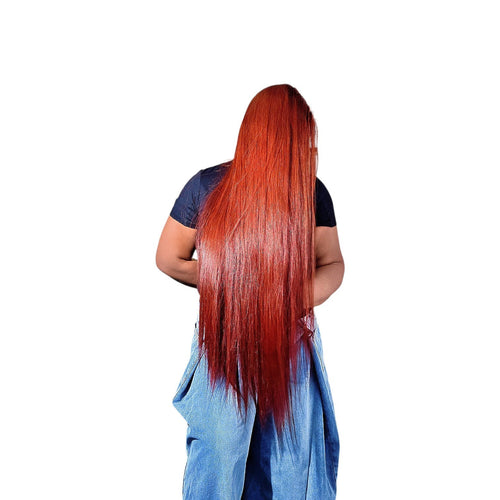 40inch Vietnamese Bone Straight Wig with 5×5 closure.